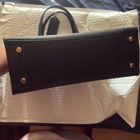 Coach Black Leather Satchel - Picture 9 of 9